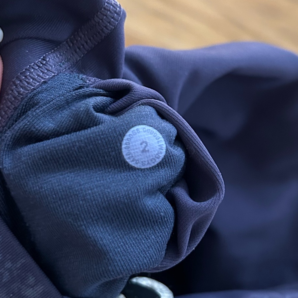 Lululemon Wunder Under High-Rise Crop 21" *Spray Full-On Indigo Spray Cadet Blue - Picture 6 of 7